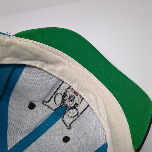 Mickey Mouse Snapback Hat Blue One Size Adjustable Embroidered Goofy's Hat Co - Picture 8 of 9